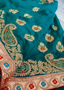 New Green Amazing Saree...!!💚
