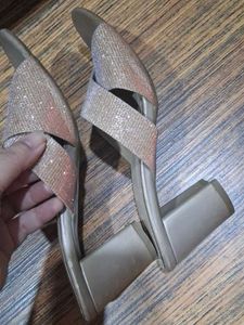 Lemon &amp; Pepper Block Heels
