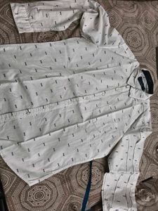 Patterned Casual Full sleeves Shirt in L 40 size