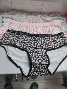 Floral Print Panties - Pack of 3
