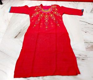 Red Kurta
