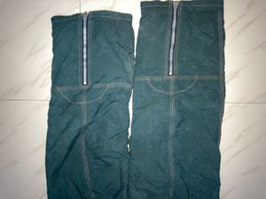Vintage Winter Teal Track Pants