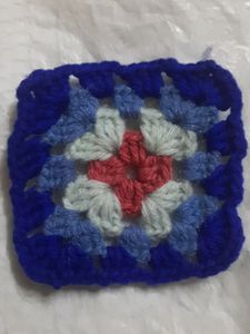 Granny Square Crochet Piece