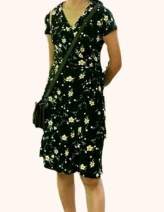 Floral Wrap Dress