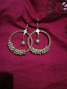 Unique Beaded Hoop Earrings