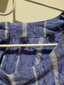 Marks &amp; Spencer - White &amp; Blue Striped Top