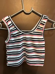 Striped Crop Top