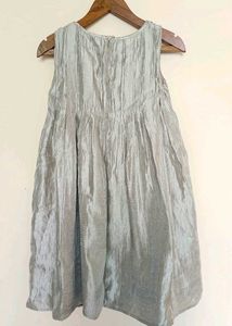 Gap shimmering Silver Sleeveless Dress