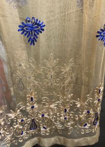 Embroidered Net Dupatta