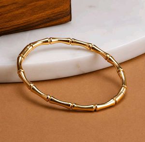 Elegant Bamboo Design Bangle