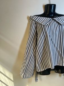 Striped Off-Shoulder Top