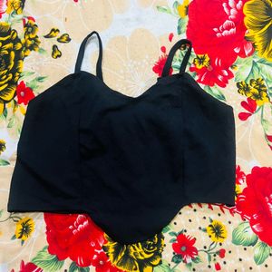 Chic Black Corset Top