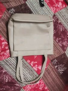 Stylish Light Beige Tote Bag