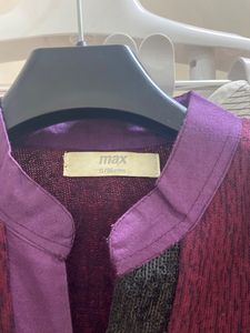 Purple Textured Kurta