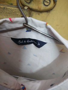 Patterned Button-Down Shirt