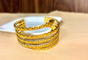 Gold Snake Hand Cuff