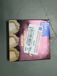 Blue Heaven Matte Compact Powder & cc cream