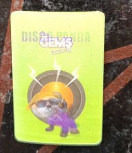 Disco Panda Gems Surprise Card