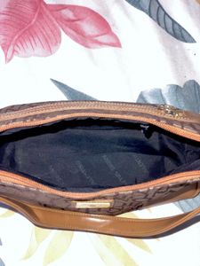 Authentic Andre Valentino Monogram Shoulder Bag -