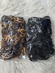 Bulk Hair Ties - Black & Brown