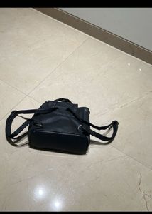 Black Studded Mini Backpack