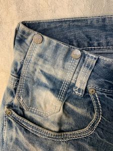 Evisu Genes Vintage Denim Shorts