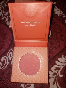 just herbs peach powder blush