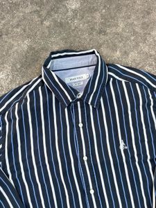 Striped Men's Button-Up Shirt