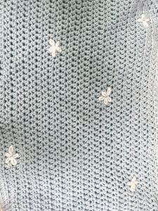 Baby Blue Crochet Daisy Tank Top
