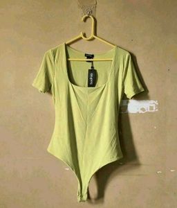 Boohoo Square Neck Bodysuit