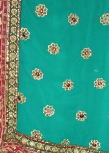 Green Saree (Free delivery)