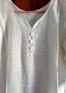 PRICE DROPPED HURRY UP Chikankari White Kurta With