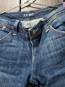 Armani Jeans Wide Leg, Dark Blue Color