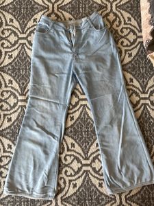 Light Wash Flared Jeans