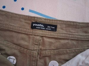 Khaki Cargo Maxi Skirt