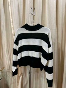 Striped Knit Sweater
