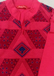 New Unused woolen❤ Pink Printed Kurta