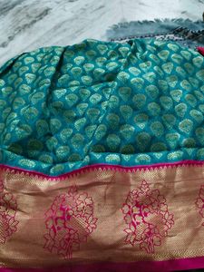 Designer maggam  Blouse with pure pattu langa