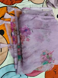 Embroidered Lavender Kurti only one time used