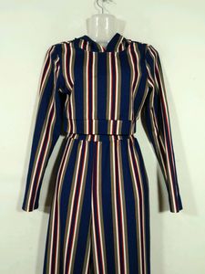 Multicolor Stripped Co-ords(women's)