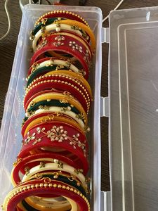 Set of Colorful Ethnic Bangles
