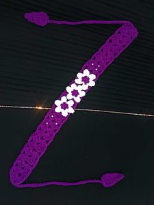 Handmade crochet baby hair band 💫