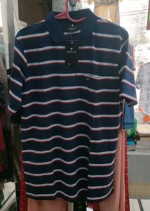 Striped Polo T-Shirt