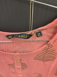 Blush Bloom Cotton Kurta