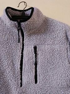 Cozy Lilac Fleece Pullover