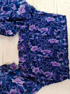 Floral Print Off-Shoulder Top