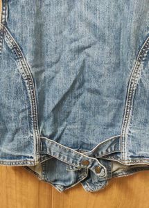 vintage denim vest