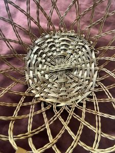 Two Diwali Gift - Basket Decorative Gold Wire