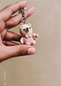 Cute Teddy Bear Keychain