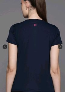 Navy Blue typography training t-shirt